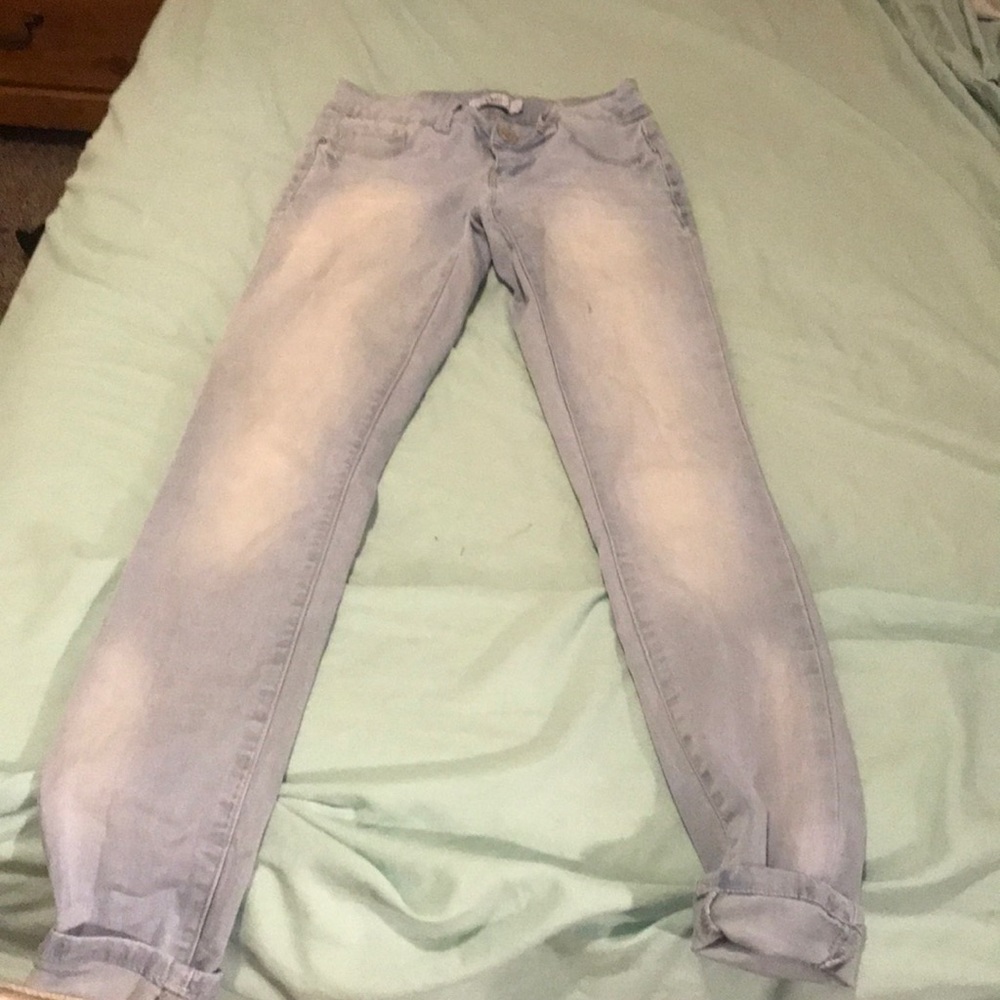 YMI size 1 light blue skinny jeans